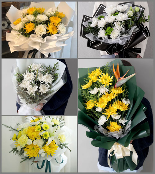 贵州遵义正安县市坪乡粗石村白事花束代送